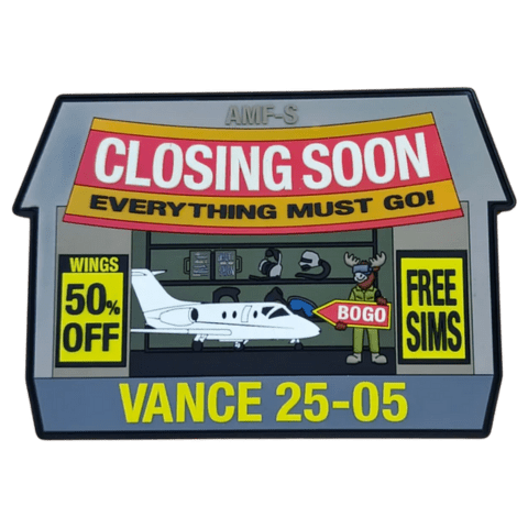 AMF-S 25-05 Everything Must GO PVC Patch – Badass Patches