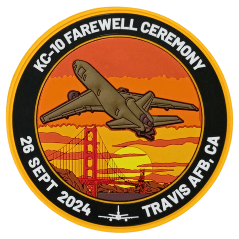 KC-10 Farewell Ceremony PVC Patch – Badass Patches