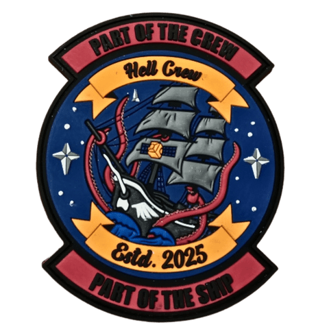1 SOPS Kraken Ship Delta 9 PVC Patch - Badass Patches