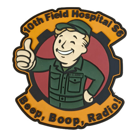 10th FH S6 Beep Boop Radio PVC Patch - Badass Patches