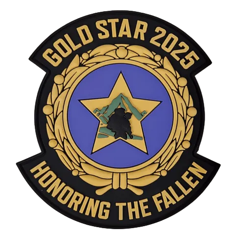 2025 Gold Star Ruck JBMDL PVC Patch - Badass Patches