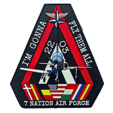 22 - 03 Fly Them All PVC Patch - Badass Patches