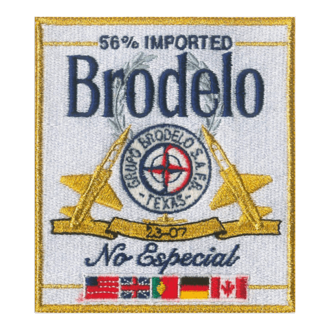 23 - 07 Brodelo Embroidered Patch - Badass Patches