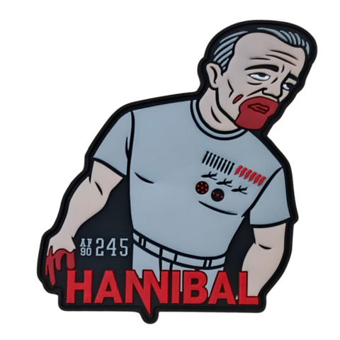 389th FS Nose Art Patch - Hannibal 90-0245