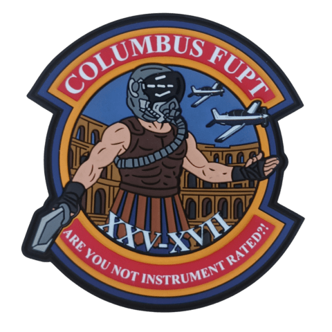 25 - 17 Columbus FUPT T - 6 PVC Patch - Badass Patches