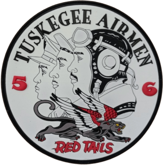 332 5/6 Tuskegee Red Tails PVC Patch - Badass Patches