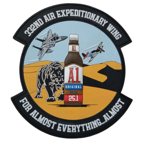 332 AEW A - 1 Panther PVC Patch - Badass Patches