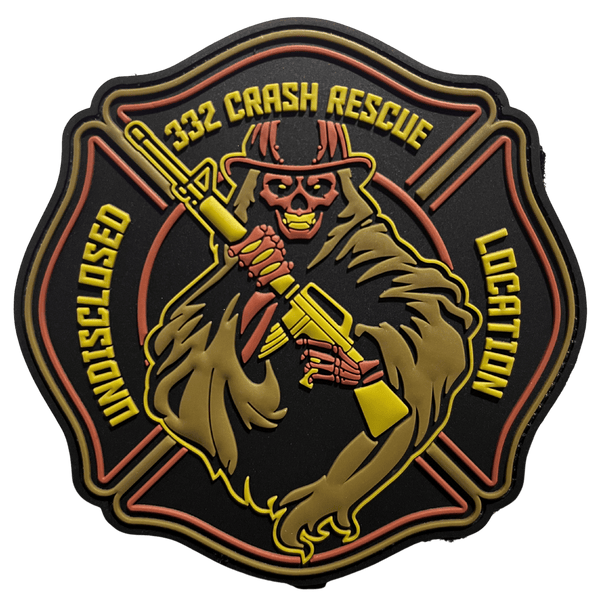 332 Crash Rescue Skeleton - Badass Patches