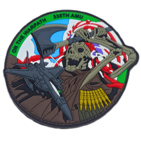 335 AMU Warpath PVC Patch - Badass Patches
