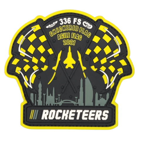 336 FS Rocketeers Rocketeers Agile Flag 2021 - Badass Patches