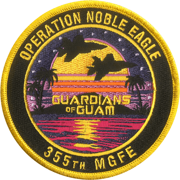 355 MGFE Guardians of Guam Embroidered Patch - Badass Patches