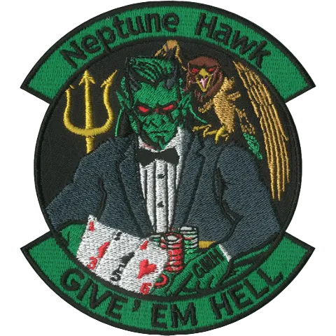 356 FGS Neptune Hawk 25 Embroidered Patch – Badass Patches