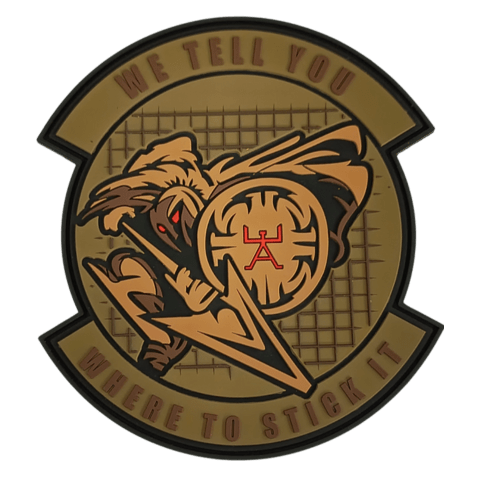 378 EA Daily We Tell You PVC Patch - Badass Patches