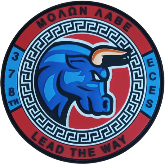 378Th Lead the Way Bull PVC Patch - Badass Patches