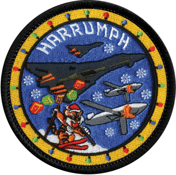 37th Snowflake Tiger Embroidered Patch - Badass Patches
