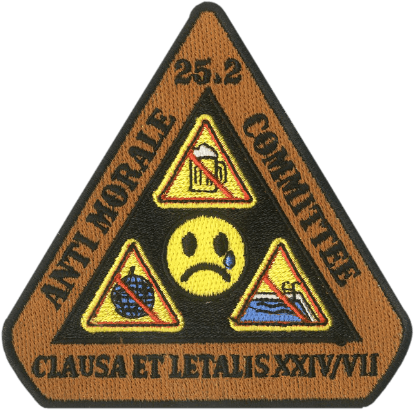 386 EMDS - AMC Anti - Morale Embroidered Patch - Badass Patches