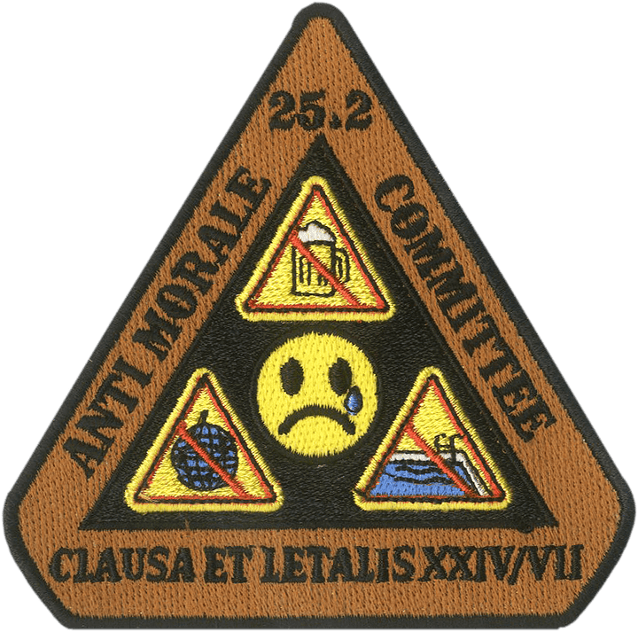 386 EMDS - AMC Anti - Morale Embroidered Patch - Badass Patches