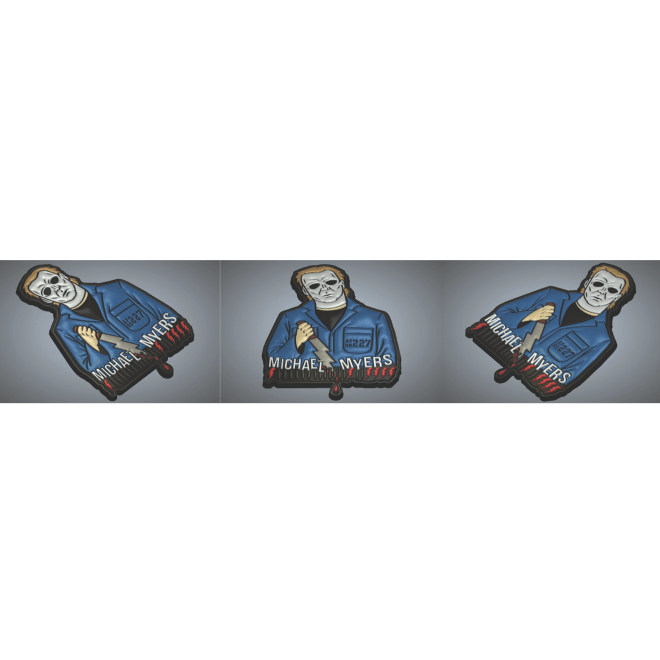 389FS Nose Art - Michael Myers 90 - 0227 - Badass Patches