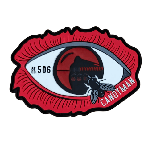 389th FS Nose Art Patch - Candyman 89 - 0506 - Badass Patches