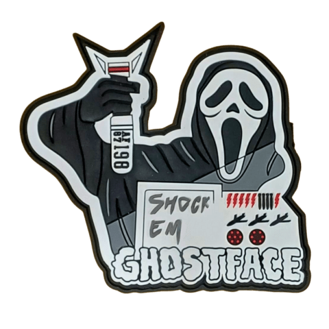 389th FS Nose Art Patch - Ghostface 87 - 0198 - Badass Patches