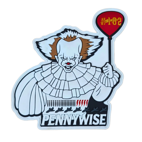 389th FS Nose Art Patch - Pennywise 87 - 0182 - Badass Patches