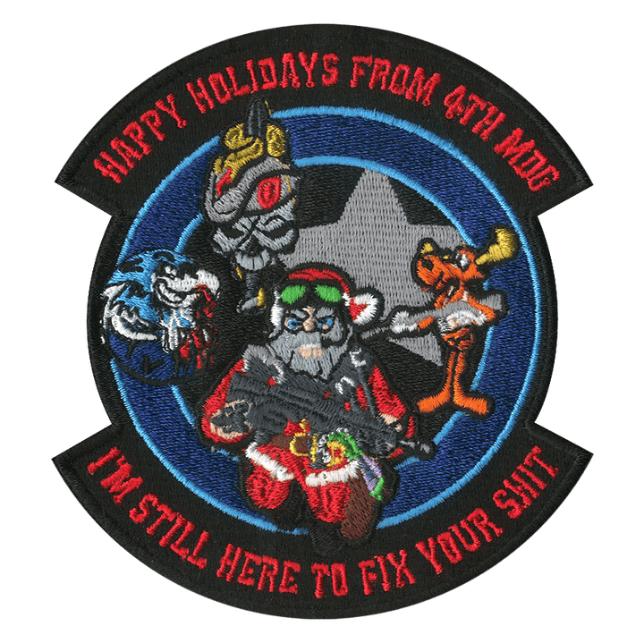 4 MDG Medical Holiday Santa - Badass Patches