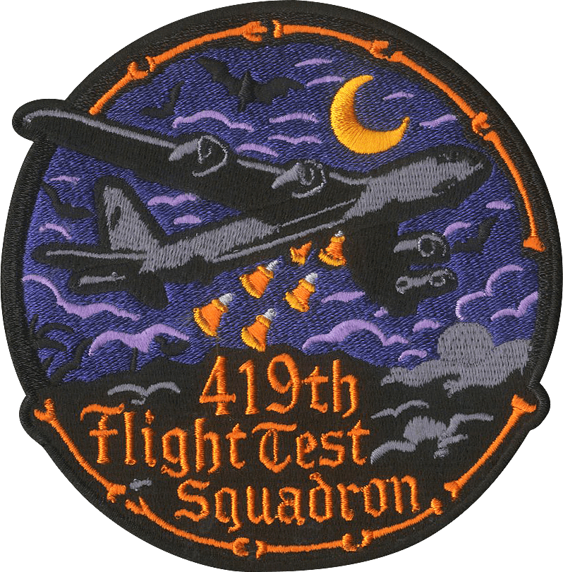 419 TFS B-52 Dropping Candy Corn Embroidered Patch – Badass Patches