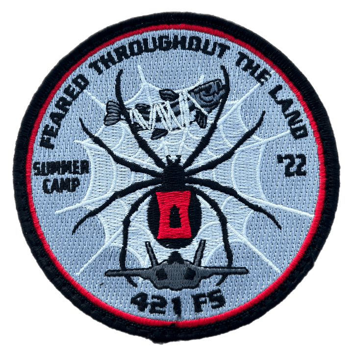 421 FS Black Widow Kiss of Death - Badass Patches