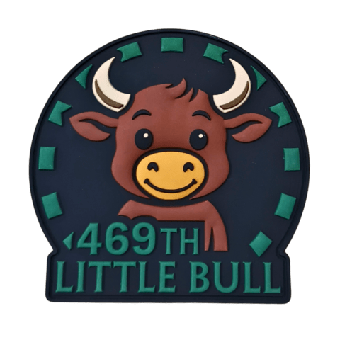 469th Little Bull Children's PVC Patch - Badass Patches