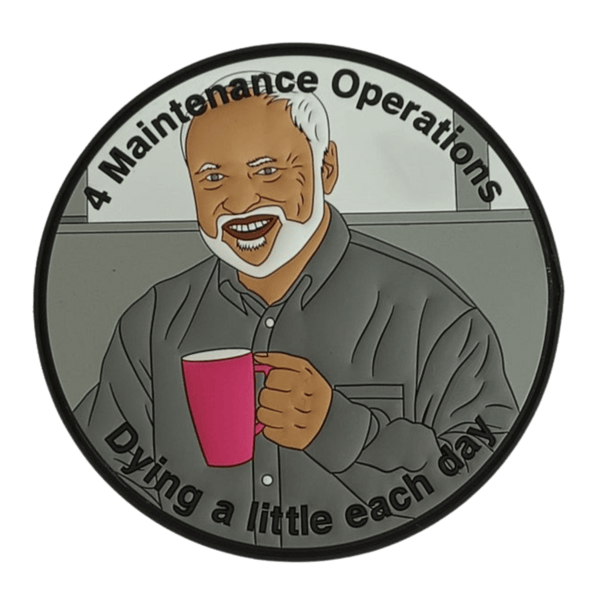 4MXG/MXO Smile Coffee PVC Patch - Badass Patches