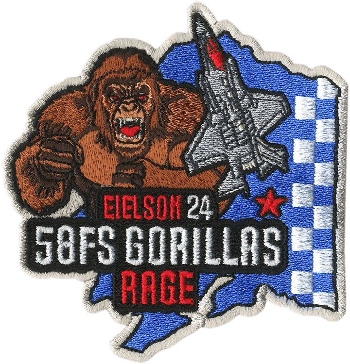 58FTS Alaska Eielson Gorillas - Badass Patches