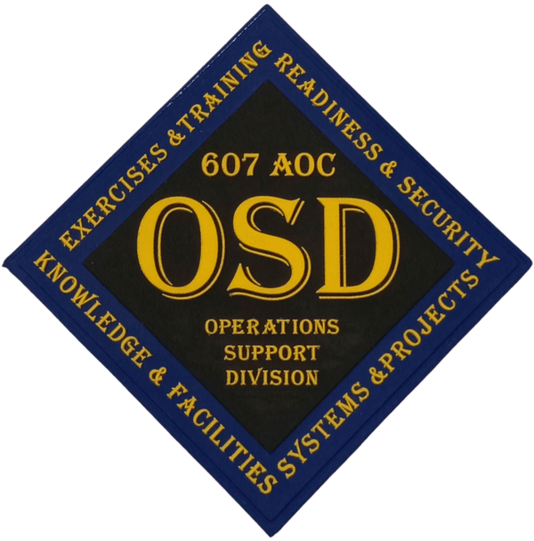 607 AOC/OSD Diamond PVC Patch - Badass Patches