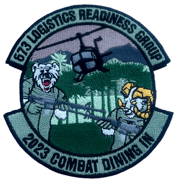 673d LRS Combat Dining In - Badass Patches