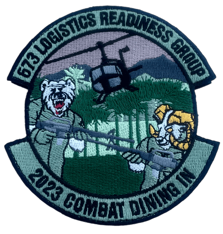 673d LRS Combat Dining In - Badass Patches