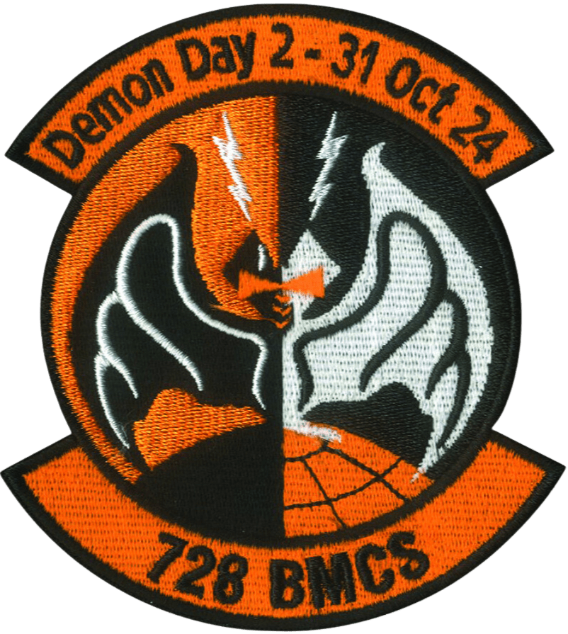 728 BMCS Demon Day Embroidered Patch – Badass Patches
