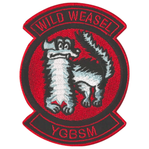 77 FS WILD WEASEL - Badass Patches