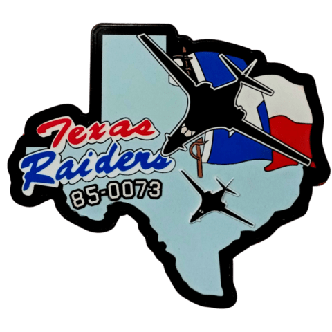 85 - 0073 Texas Raiders PVC Patch - Badass Patches