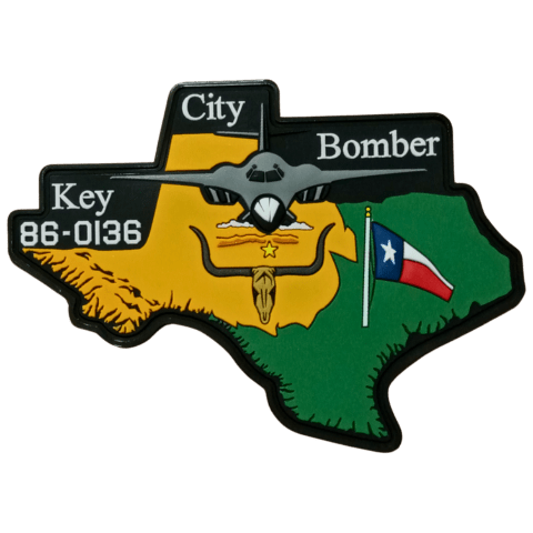 86 - 0136 TEXAS PVC Patch - Badass Patches