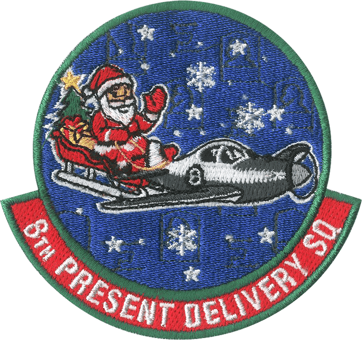 8th Christmas Delivery 2025 Embroidered Patch - Badass Patches