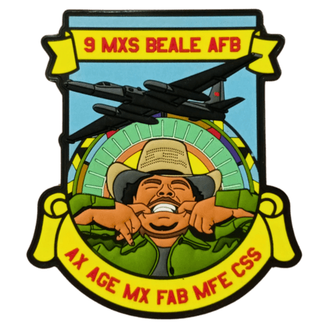 9 MXS BEALE AFB - Badass Patches