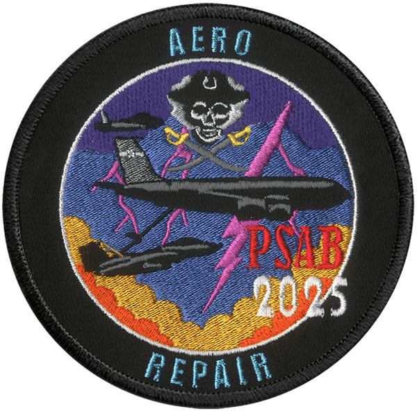 93 EARS Aero Repair 2025 Embroidered Patch - Badass Patches