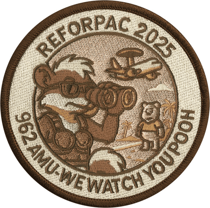 962 AMU Reforpac 2025 Embroidered Patch - Badass Patches
