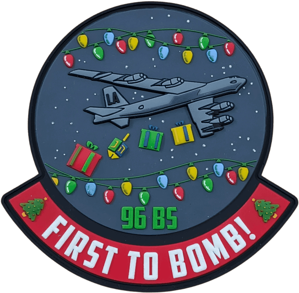 96th BS Christmas Patch - Badass Patches