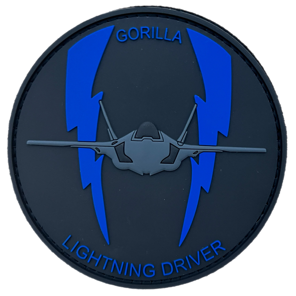 F-35 58th FS Gorilla Lighting Driver PVC Badass Patch