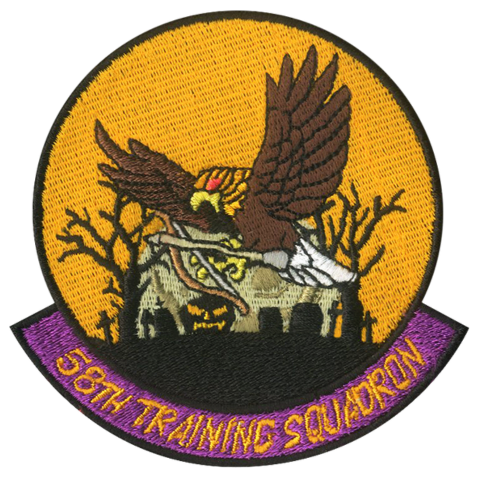 58th Training Squadron Halloween Embroidered Patch