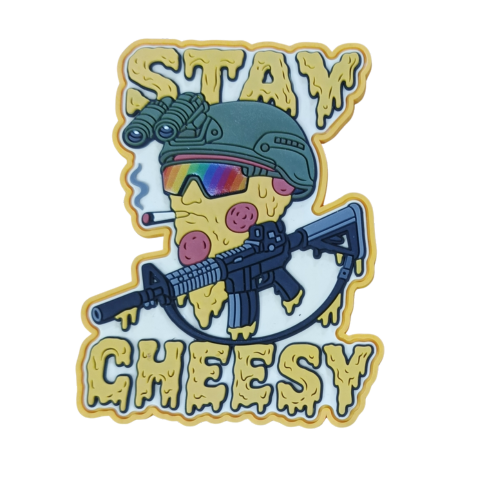 Stay Cheesy PVC Patch