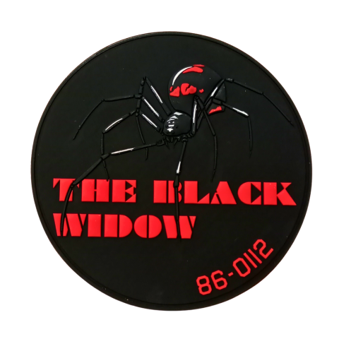 The Black Widow PVC Patch