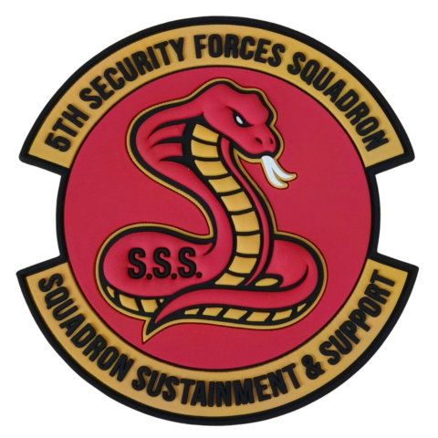 5th SFS Red Cobra PVC Patch – Badass Patches