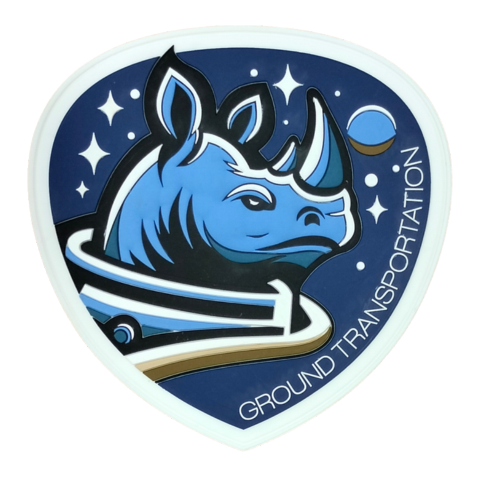 Space Rhino PVC Patch