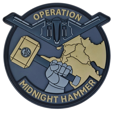 Operation Midnight Hammer Map PVC Patch